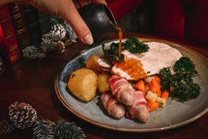 Christmas at the Queens Arms in Edinburgh