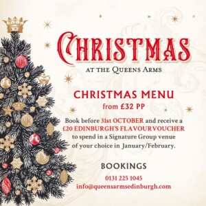 The Queens Arms Christmas Early Bird Festive Night Book Here 2022